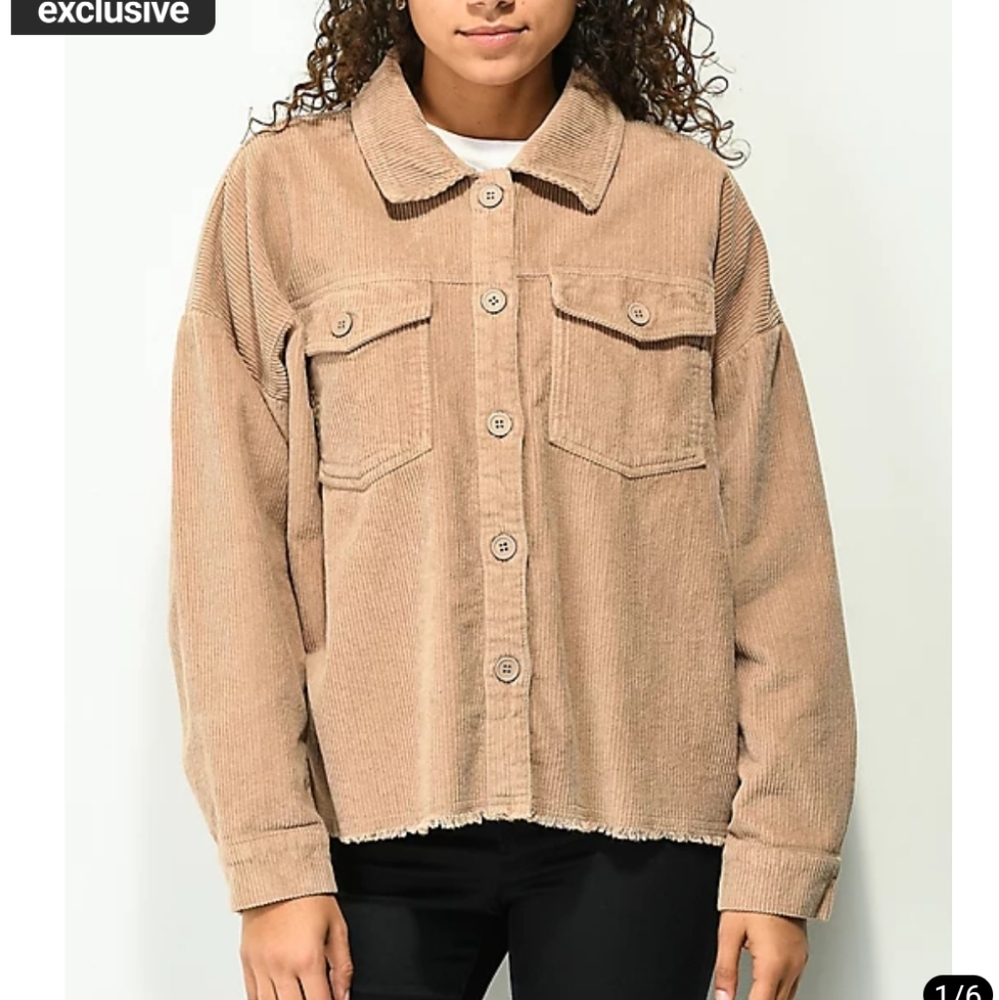 Empyre corduroy shirt jacket size S